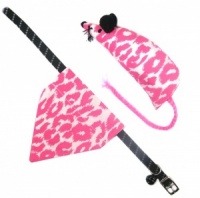 Pink Cat Gift Set Mouse and Bandana